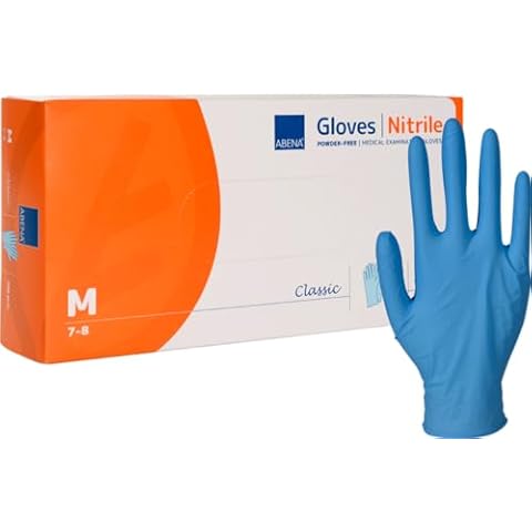 ABENA Blue Nitrile Disposable Gloves Pack Cover