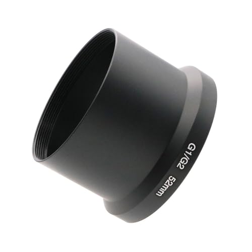 Tubo adaptador de lente de aluminio de 52 mm para cámaras Canon PowerShot G1 / G2 – Compatible con filtros UV, CPL, macro, estrella y lentes gran angular miniatura 4