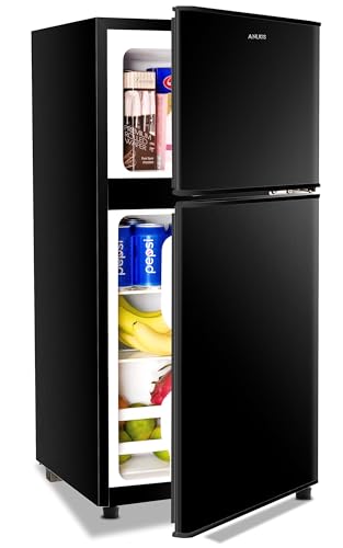 Image of 3.5 Cu.Ft Compact Refrigerator with Freezer – 2-Door, Black