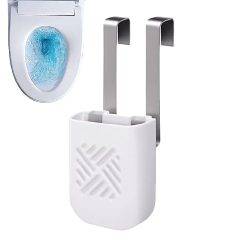 Generico Bandeja para depósito de inodoro | Caja de limpieza con compartimento,Organizador para desinfectantes sanitarios | Para baño residencial apartamento hotel lugar de trabajo baño casa
