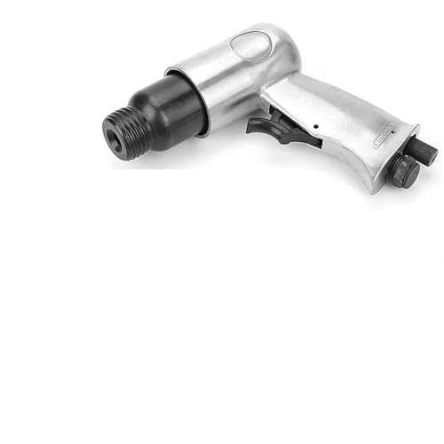 3/8'' 150mm エアハンマー プロフェッショナル ハンドヘルド ピストル ガスショベル 小型サビ取りエアショベル 空気圧工具 4本のチゼル付き