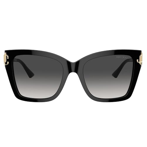 JIMMY CHOO JC 5012F 50008G Black Plastic Square Sunglasses Grey Gradient Lens2