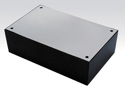 CES PLASTIC ENCLOSURE BOXES WITH ALUMINIUM TOP. SIZE: 5-1/4” X 3-1/4” X 1-5/8”