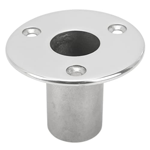 Base de fixation de main courante 25mm 90° pour tube de yacht