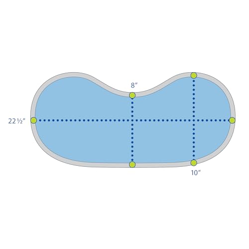 Kiddologic Baby Burp Cloth, Triple Protection, 2 Layers Soft Absorbent Terry, Waterproof Inner Lining, Large Size and Curved Design for Extra Coverage, Newborn/Infant Boy Burping Rag, Sky Blue4