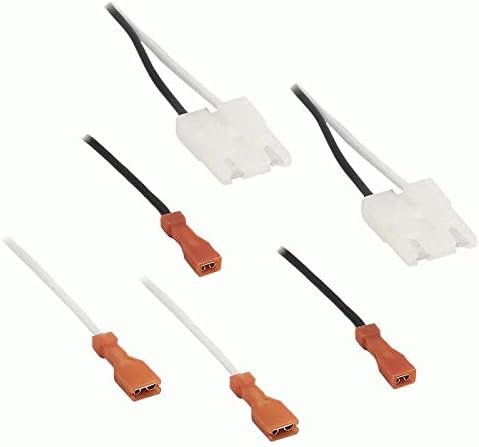 Speaker Connection Plugs for Replacing Factory Front Dash 4 x 6 Inch Speakers. Fits Buick Park Avenue 1988-1994