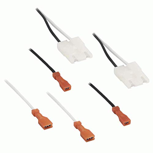 Speaker Connection Plugs for Replacing Factory Front Dash 4 x 6 Inch Speakers. Fits Buick Park Avenue 1988-1994