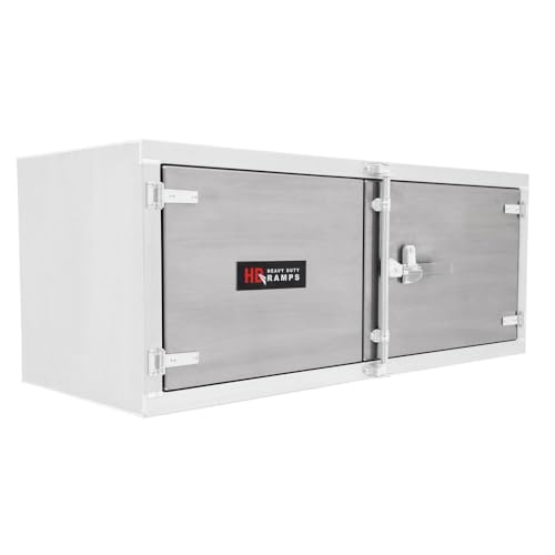 HD Ramps Polished Steel Door Upgrade for 60" W x 24" H Trailer Cabinet
