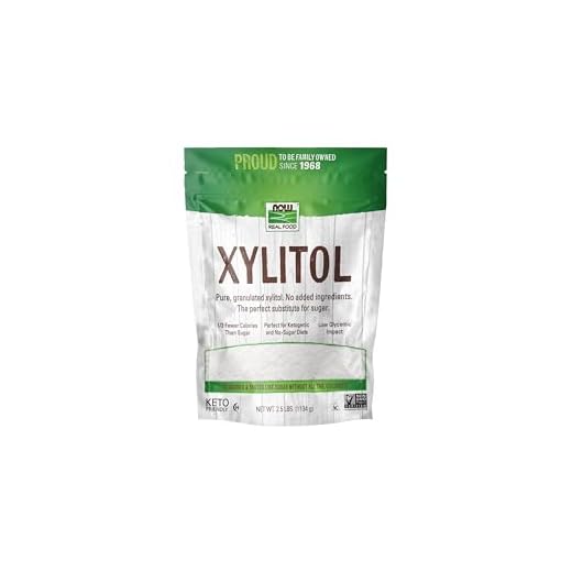 NOW Foods, Xylitol, Pure with No Added Ingredients, Keto-Friendly, Low Glycemic Impact, Low Calorie, 2.5-Pound