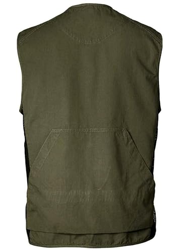 Chaleco de tiro de algodón premium K&S Outdoors con acabados en rombos 3