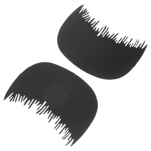 Vaguelly Hairline Shield Comb, Plastic Hair Fiber Comb For-the-go Use, Suitable for Both Men and Women, Scalp-safe Material