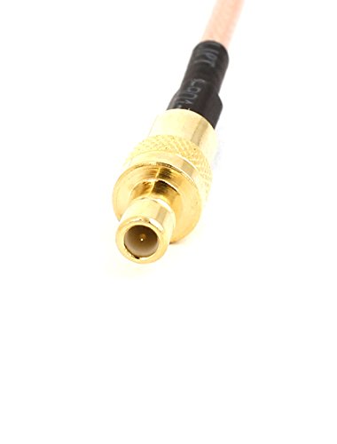 uxcell conector adaptador SMB macho a BNC macho 30cm miniatura 3