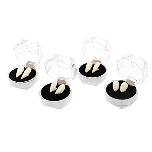 Toyvian 4 Booth Moss Vives Résine Inofensivo Crocs de Vampiro Moss de Acessórios de Vampiro Cosplay