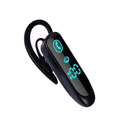 eppfun Bluetooth Earpiece Wireless CVC8.0 Headset for Cell Phone Dual Mic Noise Canceling Handsfree Phone Earpiece with Mute for iPhone Android Home Office Driving