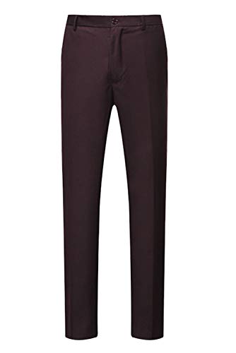 Wemaliyzd Men's 2 Piece Shawl Lapel 1 Button Suit Single Breasted Straight Pants4