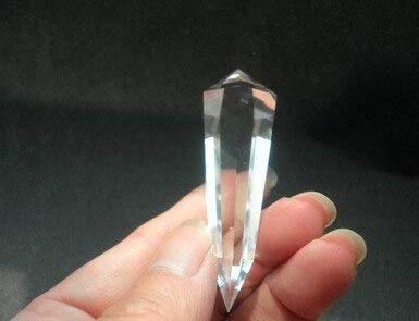 Lleno de Textura Cristal Natural Radiante en Bruto 6 Caras Punto de Cristal Transparente Natural Cuarzo Vogel Wand Cortes
