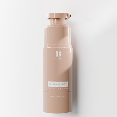 Image of Gluta Beauty Face Serum with Glutathione, Vitamin C, Niacinamide, Hyaluronic Acid & Grape Seed Oil for Skin Brightening & Radiance, 1.01442 fl oz (30ml)