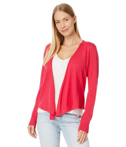 NIC+ZOE Women's All Year 4-Way Cardigan, Bright Rose