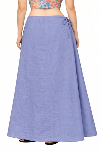 Image of CITIX Pure Cotton Petticoat for Woman Saree | Adujastable Drawstring Waist