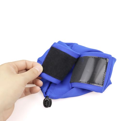 Image of Dog No Shake Ear Wraps Medical Ear Wrap Dogs Ear Cover Anxiety Relief Dog Calming Hood for Grooming Bathing Dogs Ear Muff (Large)