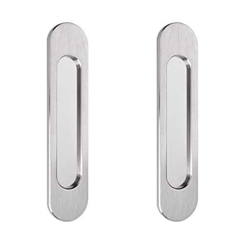 MOROBOR 18CM Self-Stick Oval Sliding Door Pulls