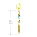 Turquoise Ear Cuff Handmade Tribal Boho Jewelry Golden Feather Cartilage Cuff Earring Fake Jacket Wrap Gold No Hole Earrings Bohemian Jewelry Boho Fashion Jewellery