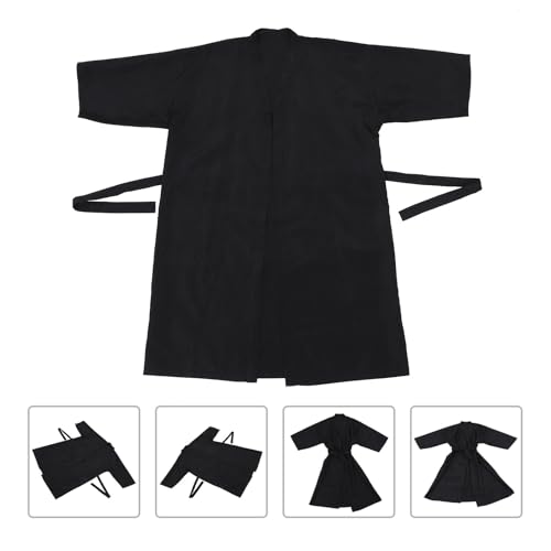 Alipis Hair Salon Client Gown Cape Multi-function Haircut Protective Apron for Hair Dyeing Black Salon Smock for Hairdressing miniatura 6