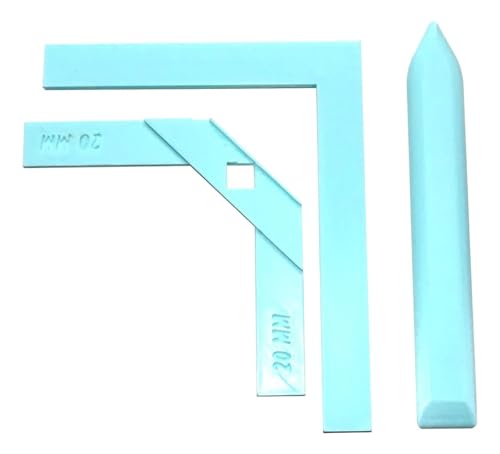 La mejor comparación de Encuadernación - los más vendidos. 42 Kit De Reglas De Encuadernación y Plegador, Pack De 3 Piezas, Plantillas, Album de Recortes, Scrapbooking (Azul)