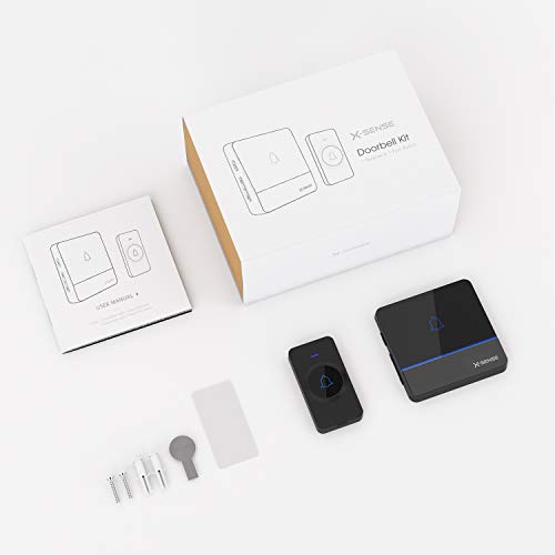 image for Wireless Door Bell, X-Sense Waterproof Doorbell Kit Operating at Over 