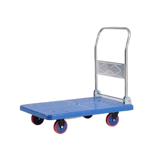 Carretilla plegable de plataforma con ruedas silenciosas miniatura 1