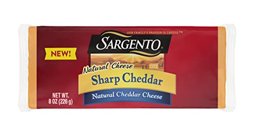 Sargento Sharp Cheddar Natural Cheese, 8 oz.