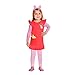 Amscan - Kinderkostüm Peppa Pig, Kleid, Haarreif, Leggings, Teddy-Spielzeug, Tier, Serie, Motto-Party, Karneval, Fasching