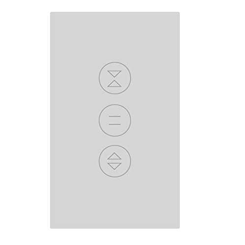 Ujjdwiurgh Interruptor de cortina WiFi para persianas motorizadas eléctricas, interruptor de persianas, interruptor de EE. UU., hogar inteligente para el hogar