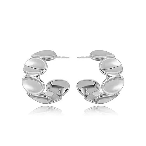 OdDdot Boucles d’Oreilles en Forme de C à la Mode Simple pour Les Femmes Vogue Bijoux Party Light Luxury Romantic Earrings Anniversary Party Gift