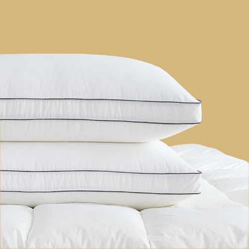 INSPIRE CRAFTER Goose Down Pillows for Neck Pain - Perfect Balance of Softness and Support,Relief...