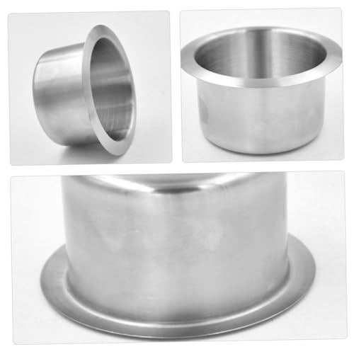 Inserto portavasos de acero inoxidable para autos y barcos miniatura 7