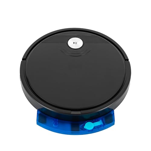 Robot aspirapolvere 3 in 1 con funzione di pulizia 1800 Pa aspirazione robot robot aspirapolvere con telecomando 55 dB con controllo app, spazzatrice automatica per peli di animali, tappeti, pavimenti