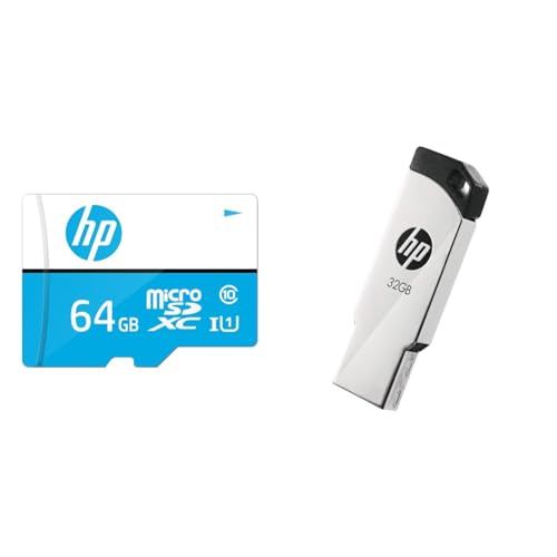 Image of HP 64GB MicroSD Memory Card SDXC mx310 Class 10, UHS-I, U1 Card, Upto 100MB /s R, 10 Y Warranty