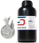 Siraya Tech Blu 3D Printer Resin 1000g Clear V2 Strong and Precise High Resolution 3D Printing Re...