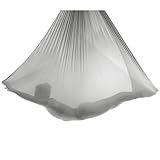 Wuyangcun Hamaca de Yoga Aéreo Trapecio Antigravedad para Ejercicios (18 Colores) Soporta 900kg (gris)