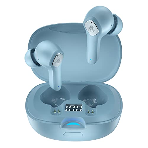 PHOINIKAS Écouteur Bluetooth sans Fil, Écouteur sans Fil, Écouteur Hi-FI avec Pilote Audio 10 mm, Annulation Active du Bruit, Autonomie de 40 Heures, Charge Rapide USB-C, pour Android, iOS, HarmonyOS Cover