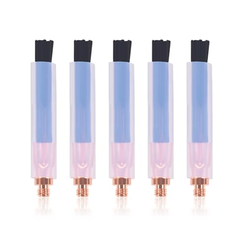 Image of M8 5PCS Weld Bead Cleaning Brush, Copper Head Weld Brush for Welding Bead Seam Polishing Machine - weld cleaning brush (M8-5Pcs)