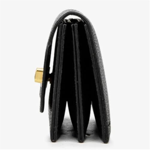 Women's Wallets PU Leather Short Wallets Portable Solid Color Money Bag Card Holder for Women Girls Coin Purse(Pink)3