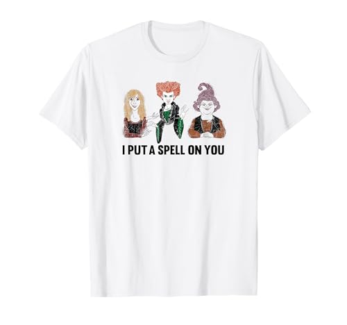 T-shirt Hocus Pocus Disney Sanderson Sisters en coton col rond pour femme et homme