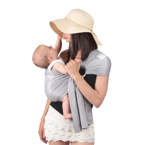 Amarsupiel | Bandolera Portabebe de Agua | Ergonómica y Ajustable | Porta bebes de 0 a 36 meses | Tejido OEKOTEX | Portabebés Ideal para Verano | Hasta 15kg