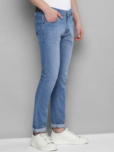 Image of Allen Cooper Slimmy Comfortable Mid Rise Denim Jeans for Men