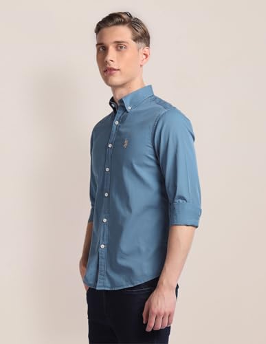 Image of U.S. Polo ASSN. Men's Cotton Regular Fit Shirt
