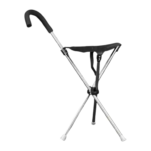 Bastón con Asiento | Bastón Ligero Y Portátil - Sillas de para Adultos - para Viajar Senderismo Sentarse Exterior Urbano Sendero Parque Bastón con Asiento | Bastón Ligero Y Portátil - Sillas de para Adultos - para Viajar Senderismo Sentarse Exterior Urbano Sendero Parque