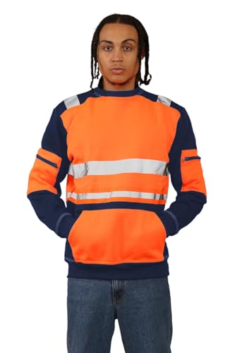 Pull en polaire haute visibilité contre le froid et le manque de visibilité