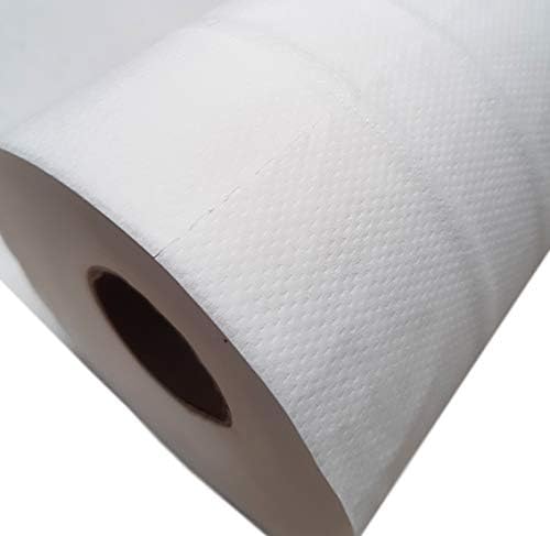 LOT DE 3 ROULEAUX DE DRAPS D'EXAMEN GAUFRÉS - PURE OUATE BLANCHE - 50 X 38 CM - 46 mètres - DRAP MEDICAL FABRIQUES EN FRANCE